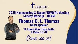 10.12.2025 Sunday Worship | Thomas C. L. Thomas