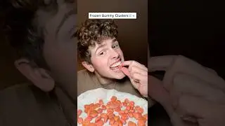 Eating The Viral Frozen Gummy Clusters!