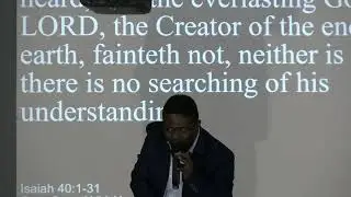 Sunday Sermon By Ps Montjie 03/01/2026