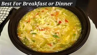 Breakfast Ho Ya Dinner Yeh Soup Har Time Perfect Hai* Chicken Garlic Pasta Soup 🍲 | Chicken Soup 