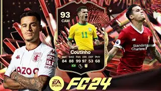 THE LITTLE MAGICIAN!🥹🇧🇷 - 93 RATED EVOLUTION PHILLIPE COUTINHO PLAYER REVIEW - EAFC 24