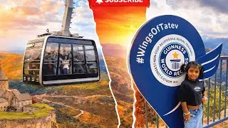 World&rsquo;s Longest Cable Car Ride 🇦🇲 | Wings of Tatev Family Experience01071