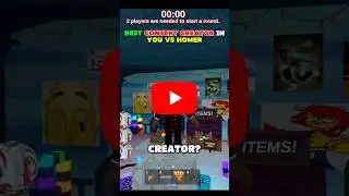 Best Content Creator In You Vs Homer💀 #roblox #youvshomer #shorts