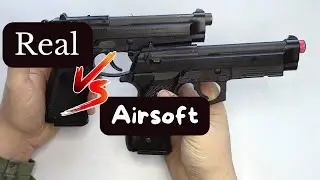Beretta verdadera vs réplica softair – ¿Puedes notar la diferencia?