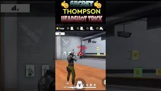 Secret Thompson Headshot trick & Setting 100% Working 😱 | Free Fire