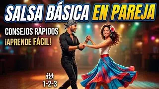 Vueltas básicas de salsa l Explicación paso a paso