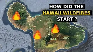 How did the HAWAII / MAUI wildfires start?