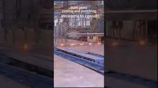 Steel plate cutting &mdash; Mild Steel Plate.#steel#steelstructure#steelplant#steelworks#cutting#machining