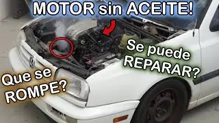 Asi SUENA un MOTOR sin ACEITE al ACELERARLO y ESTOS los DAÑOS!!!