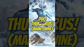 DUO! Thundurus CRASHED by Mamoswine Troops Avalanche power!