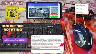 ODO Gamepad Mapper App Mouse 360 Rotating Mouse Button Left And Right In Game Setup New Video