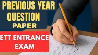 Previous Year Question Paper of Ett Entrance Exam !! #education #ett #ettentranceexam