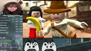 LEGO Indiana Jones: The Original Adventures - Any% (Co-op)  - 1:14:09 with @sarlaccpit_a