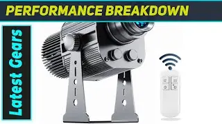 Brightest 100W GOBO Projector for Events & Branding!