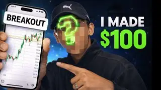 I MADE $100 IN EUR/USD JUST USING BREAKOUT STRATEGY 