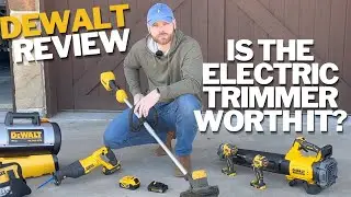 DeWalt Electric Trimmer / Weed Eater Review - Great Light Weight Tool