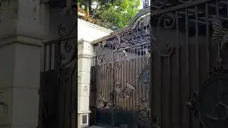 Wrought iron gate