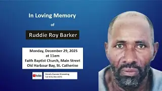 In Loving Memory of Ruddie Roy Barker