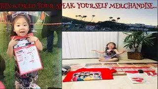 BTS World Tour Speak Yourself Merchandise At Rose Bowl and Merch Review with Taylor [unboxing haul]