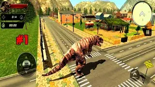 Dinosaur Simulator Games 2021 &ndash; Dino Sim - Dinosaur Tyrannosaurus - Android Gameplay #1