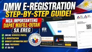 Mga Mahahalagang Dapat I-Fill Out sa Iyong eReg Account | POEA Online e-Registration