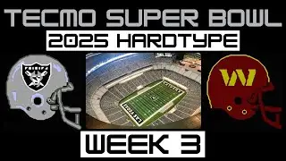 Стремимся к очередной победе &mdash; Суперкубок Tecmo 2025 &mdash; Raiders против Commanders, 3-я неделя &mdash; NES