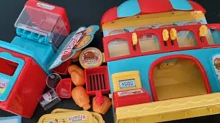 7:45 minutes Satisfying with unboxing | Mini Hamburger Shop | no music | ASMR Sound