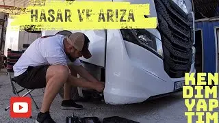 TIRIN KIRILAN BASAMAĞI TAMİR EDİP BOYADIM,ARIZALANAN FRİGO MOTORUNU REVİZE ETTİM BOYA  VE TAMİRAT