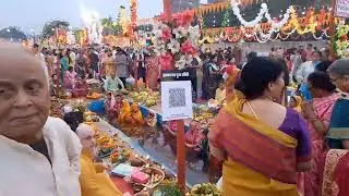 Dwarka ChhathPuja 2025 Sec11 DDA Ground  The biggest ChhathPuja in Delhi with insurance cover of 5cr