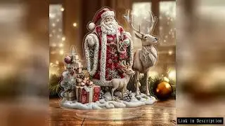 2D Acrylic Santa Claus Sled Christmas Gifts Christmas Outdoor Decoration Crafts Party Supplies 2025