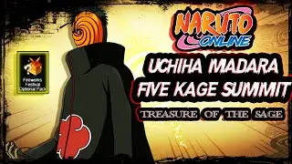 New Ninja !! Event Treasure Of The Sage - Uchiha Madara (Five Kage Summit) | Naruto Online