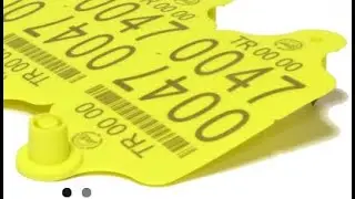 cattle ear tag engraving machine