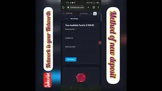 Method of new deposit in secure Reanex #1000subscriber #100kview