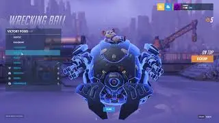 Overwatch Wrecking Ball All Skins and Stuff *Updated* 03.2021