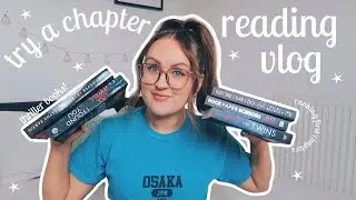 TRY A CHAPTER READING VLOG | reading and ranking the first chapter of anticipated thriller books!📚