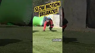 Slow motion paintball breakout dive #shorts #paintball #speedball #paintballing