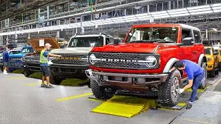 Inside Billion $ Factory Producing The Brand New Ford Bronco From Scratch - Production Line