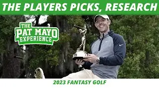 2023 PLAYERS Championship Picks, Research, Odds, Course Preview | 2023 DFS Golf Picks