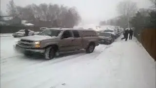 Car Pile-Up Caught On Tape
