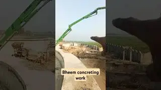 #how to pour concrete casting filter house beam system steel i beam house #construction