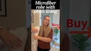 Plush Lined Microfiber Bath Robe for Women - Super Soft, Durable Luxury Spa, Resort & Hotel Bathrobe