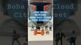 MICRO MACHINES Boba Fett Cloud City Playset. #micromachines #starwarscollection #90stoys
