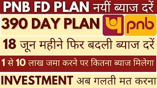 PNB Fixed Deposit Plan Interest Rates || Punjab National Bank 390 Days FD Plan || PNB FD Plan Review