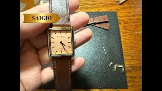 Thay D&acirc;y Đồng Hồ KORLEX Da B&ograve; M&agrave;u N&acirc;u Kiểu Cổ Điển Phẳng &ndash; H&agrave;ng Ch&iacute;nh H&atilde;ng SAIGIO