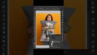 Custom Pillow Cover Design in Photoshop | Print Design Tutorial 2025 #photoshop #swastikcreations88