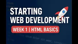Week 1 Recap 🚀 | HTML Basics | Web Development Journey with Coder Army Defence Batch
