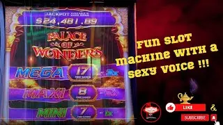 Palace of Wonders - The sexiest slot machine voice in the casino?
