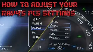 How to adjust your Rav4's Pre-Collision Systems