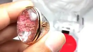 Natural Kecubung karang - Phantom Rock Quartz