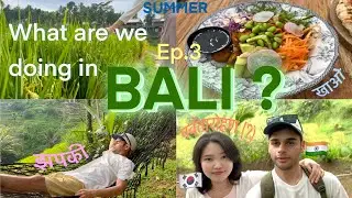 Korean Indian Couple's Aesthetic Ubud Vlog Ep.3 *Surprising*